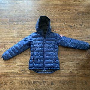 Canada Goose Navy Camp Down Hooded Water Resistant Jacket